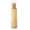 น็อตทองเหลือง M3 20+6mm (Brass Nut)